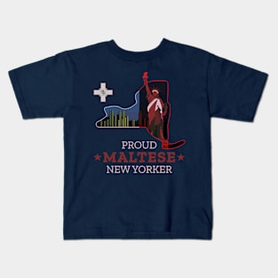 Proud Maltese New Yorker - New York State Kids T-Shirt